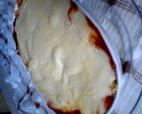 Lasanha prática de queijo e presunto