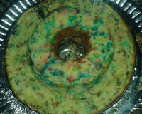 Bolo arco-íris da Dry