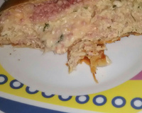 Rocambole  de massa de pastel