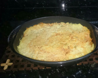 Escondidinho de frango com batata doce fit