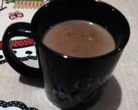 Chocolate quente de microondas