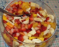 Salada de frutas gostosa