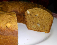 Pão integral de banana com nozes