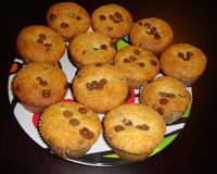 Muffin de gotas de chocolate