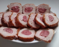 Lombo recheado com calabresa