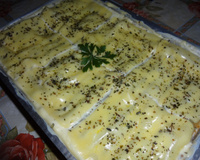 Lasanha à bolonhesa com molho branco