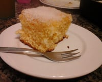 Bolo de fanta laranja molhadinho