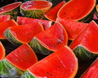"Não se deve comprar melancias cortadas no supermercado, especialmente se não estiverem bem congeladas", recomenda uma nutricionista