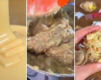 Depois que provei esse pé-de-moça de leite Ninho, nunca mais quis comer a versão tradicional e agora faço toda Festa Junina