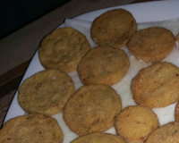 Berinjela frita bem sequinha