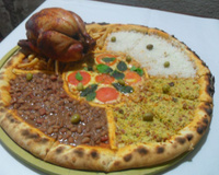 Pizza de feijão do gustavo