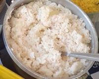 Arroz ao creme de leite