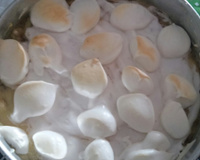 Torta de banana com suspiro