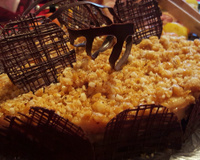 Torta de doce de leite e amendoim