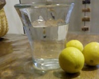 Suco de pepino com limão