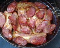 Costelinha de porco assada no forno