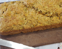 Pão integral de abobrinha com cenoura