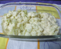 Couve-flor gratinada