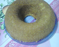 Bolo de cenoura com fubá