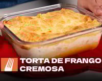 Torta de frango cremosa