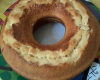 Bolo de Liquidificador com Calda de Coco