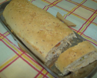 Baguetes recheado de frango com legumes
