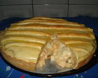 Torta cremosa de palmito
