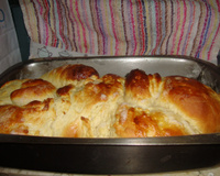 Pão doce de leite condensado de liquidificador