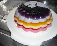 Gelatina Colorida em camadas