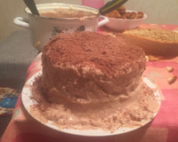 Bolo com recheio de creme