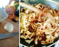 Cebola caramelizada do Senise