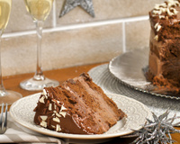 Torta gelada de chocolate