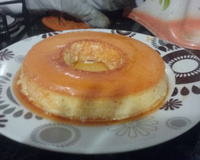 Pudim na panela de arroz elétrica