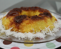 Pudim de leite condensado com leite de coco