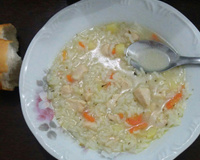 Canja de galinha rápida