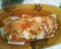 Empanado de frango à Parmegiana