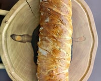 Pão de calabresa e queijo