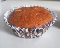 Muffin de banana com canela