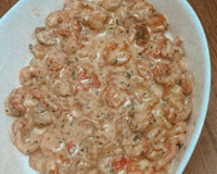 Strogonoff de camarão fácil