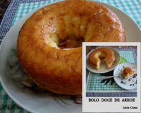 Bolo doce de arroz do Lúcio Cezar