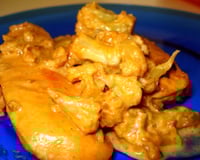 Couve-flor com frango