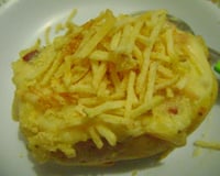 Batata recheada cremosa da Gabi