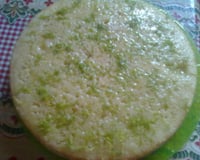 Bolo de laranja com cobertura de açúcar