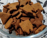 Biscoito amanteigado de chocolate com canela