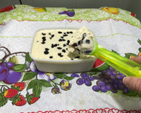 Sorvete de banana com passas do Lucio Cezar