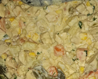 Peito de frango ao molho branco