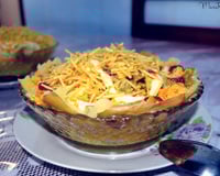 Batata recheada de frango da Van