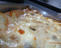 Torta de frango com requeijão