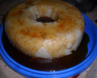 Pudim de mamão verde