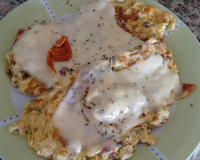 Omelete com frango à moda Jana